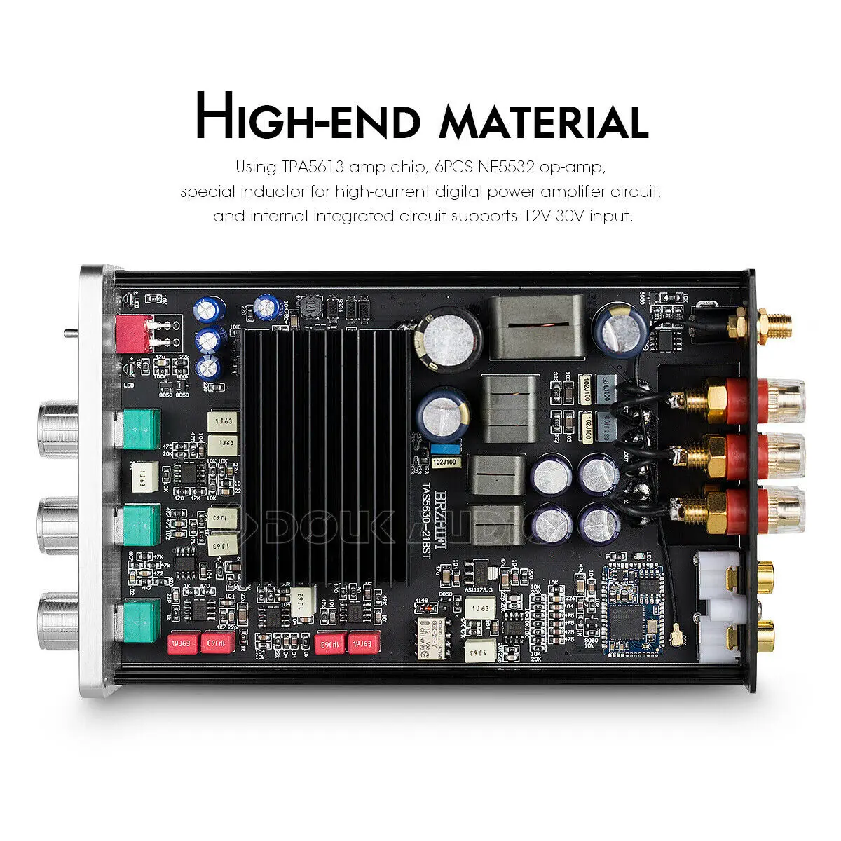 Усилитель мощности Douk audio HiFi Bluetooth 5 0 класса D стерео 2 1 каналов Домашнее аудио