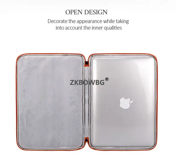 Сумка для ноутбука на молнии Macbook Air 11 13 чехол сенсорной панели Pro 15 дюймов Mac Book