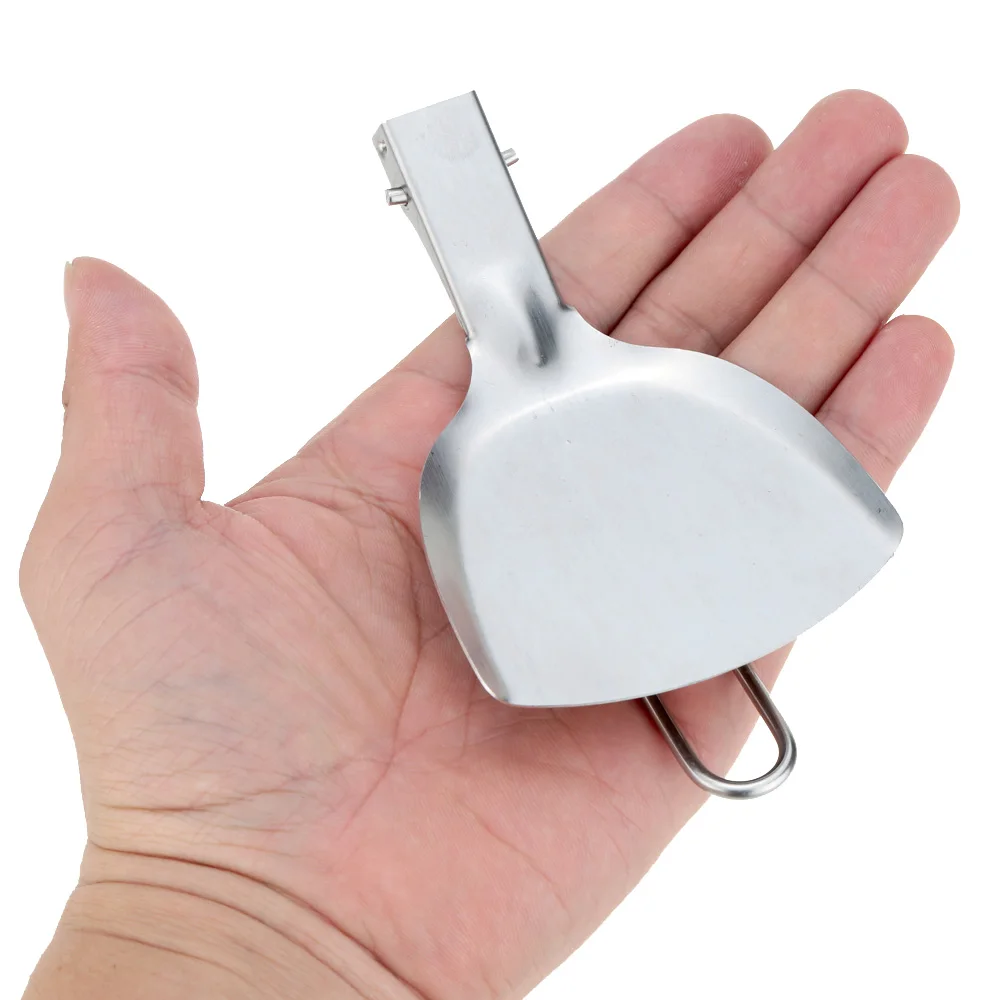 Кемпинг и туризм открытый кулинарные лопаты складной из нержавеющей стали