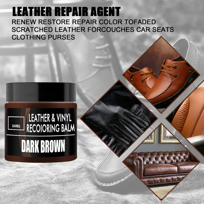 

Car Seat Cracks Restoration Supplies 58g Multifunctional Leather Repair Cream