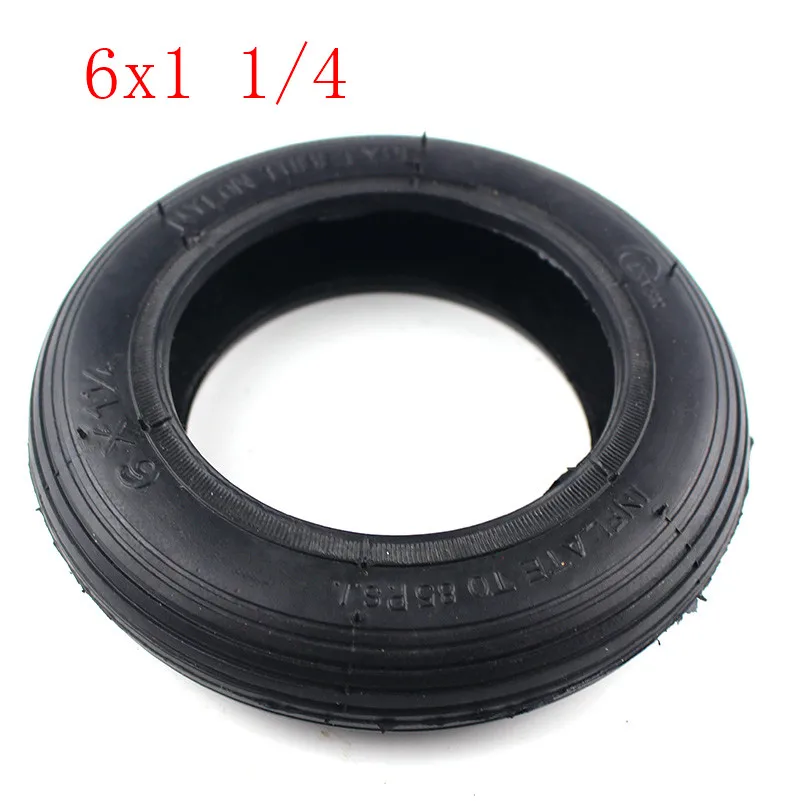 outer tire Мотоцикл 6x1 1/4 шины 150 мм Скутер надувание колеса с ступицей с внутренней трубкой электрический скутер 6 дюймов пневматические шины - Цвет: outer tire