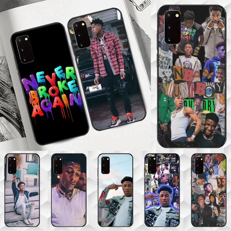 

Youngboy Never Broke Again Phone Case for Samsung A71 A80 A91 A01 A02 A11 A12 A21 A31 A32 A20E soft cover Fundas