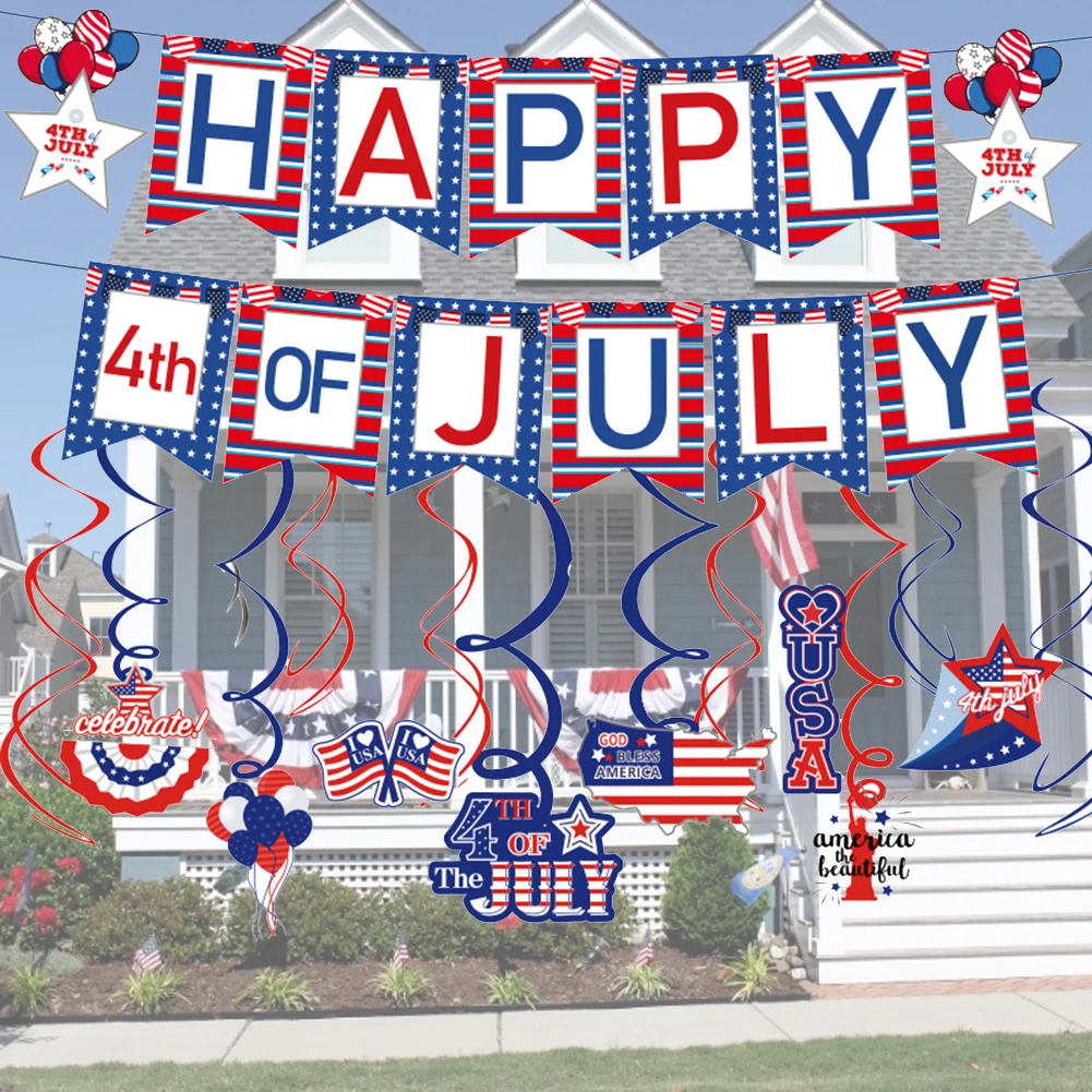

Patriotic Day Decoration Temporary Tattoo Fourth of July America Independence Day Red White Blue 4th of July USA Party Supplies
