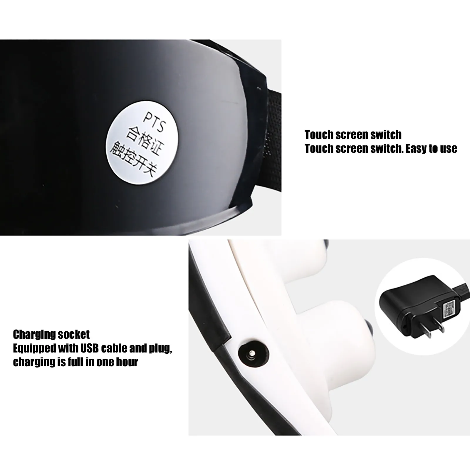 

Rechargeable Eye Massage Instrument Eyes Protection Apparatus Health Care Apparatus Relieves Fatigue And Dark Circles