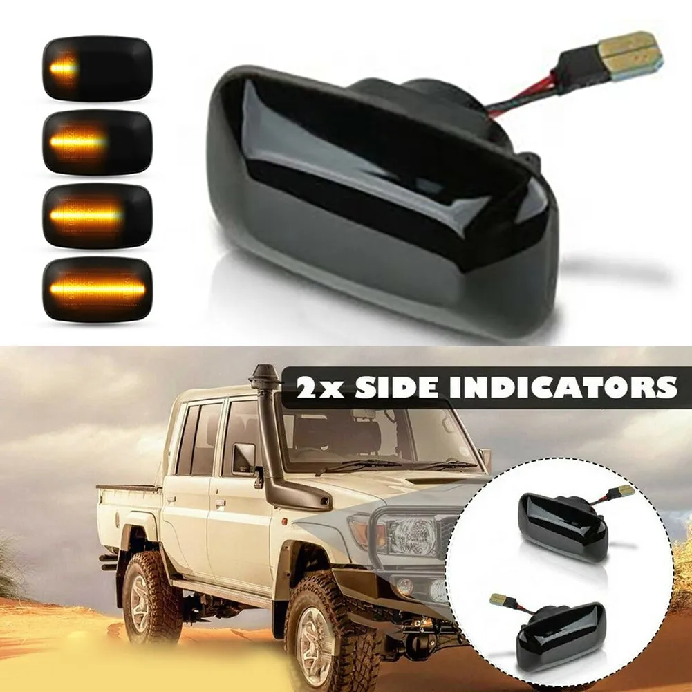 

LED SIDE REPEATERS LIGHTS Left&Right Parts Side Marker Signal Lamps 2pcs/kit