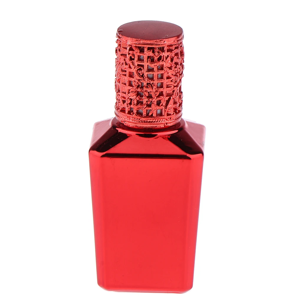 

Empty 15ml Square Glass Roller Ball Essential Oil Perfume Bottles Refillable