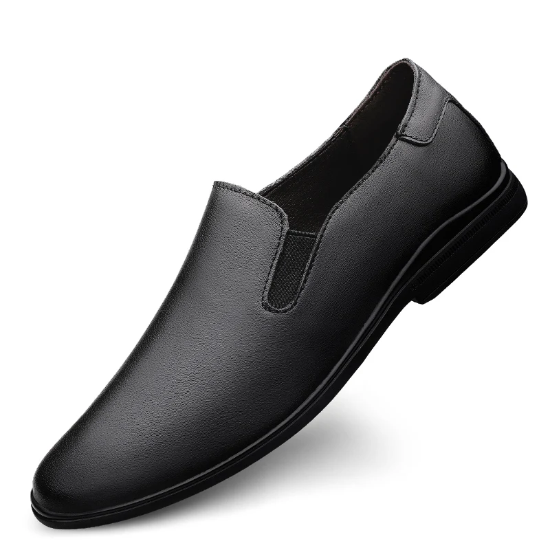 

Summer Genuine Leather Men's Shoes Luxury Cow Leather Casual Men's Shoes Breathable Anti skid Driving Shoes Men Comfort Loafers