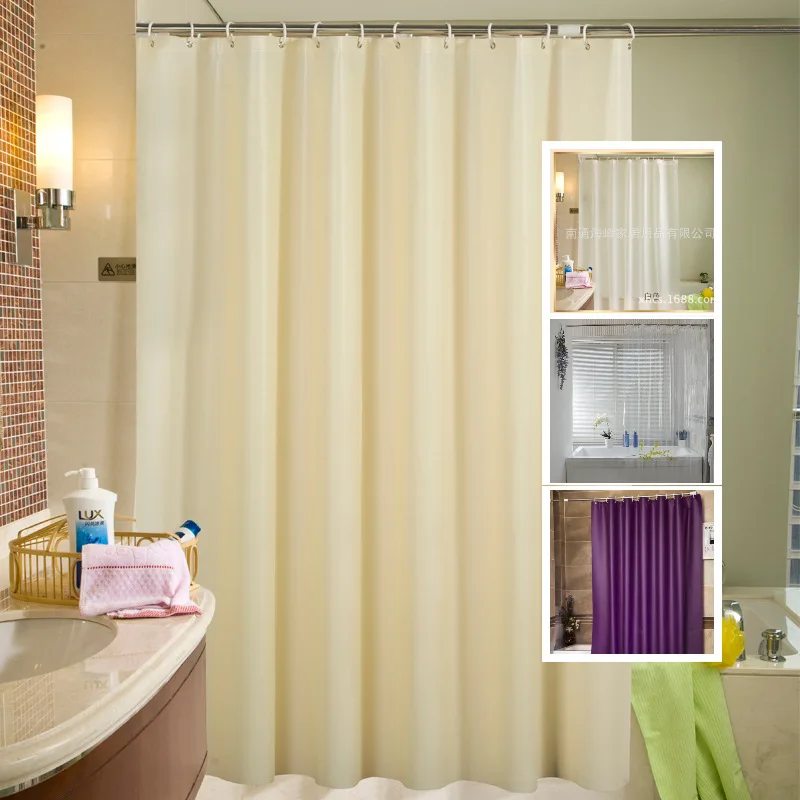 Простые прозрачные шторы для душа agcual peva простые искусственные толстые