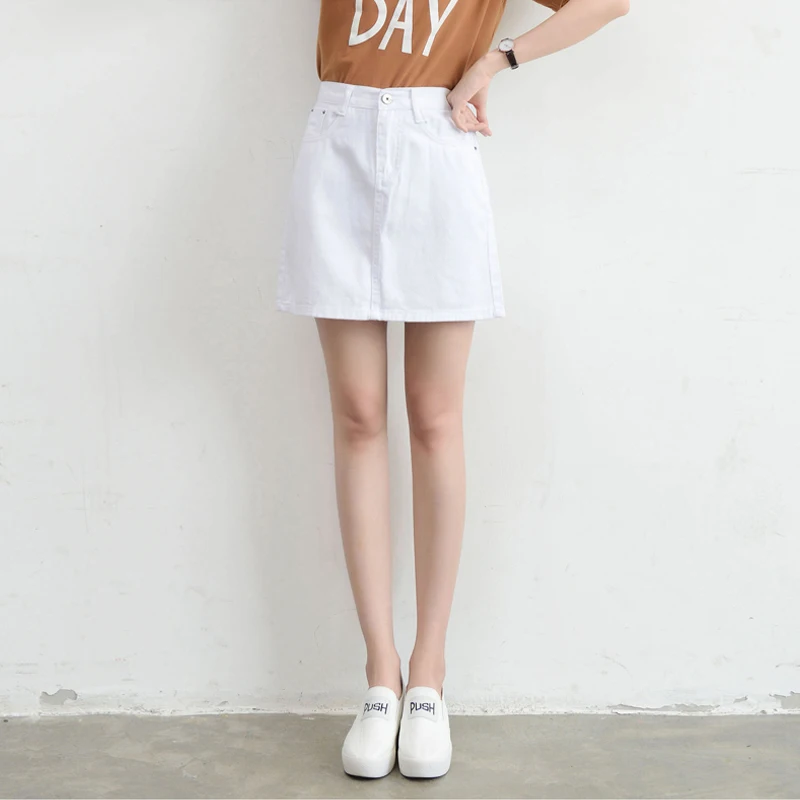 Юбка женская универсальная с запахом простая мини-юбка завышенной талией в стиле