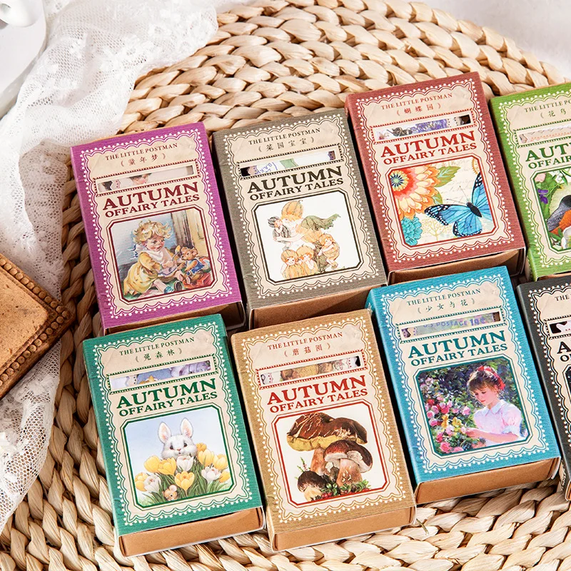 100 шт./кор. Ретро сказочные штампы декоративные растения искусство рукоделие