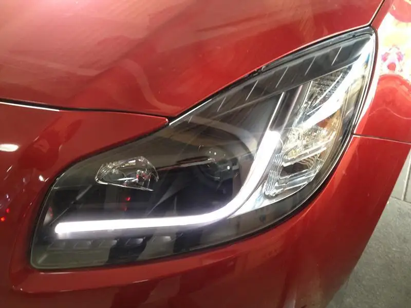 Наружные Drl дневные Neblineros Luces Para Авто Стайлинг светодиодные ходовые Автомобильные фары передние противотуманные фары 13 для Buick Regal