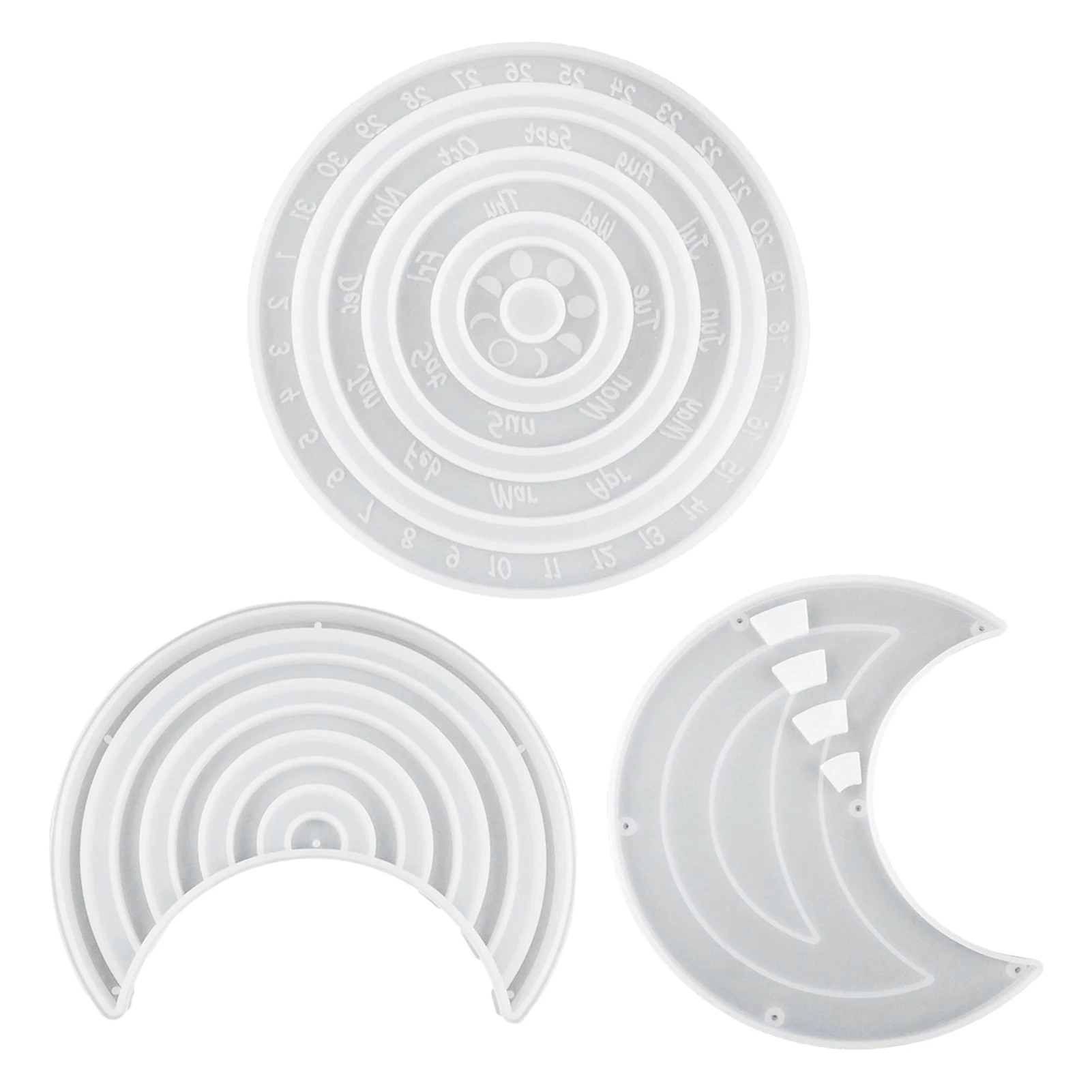 

Moon Calendar Silicone Mold Perpetual Calendar Maker Craft Mould