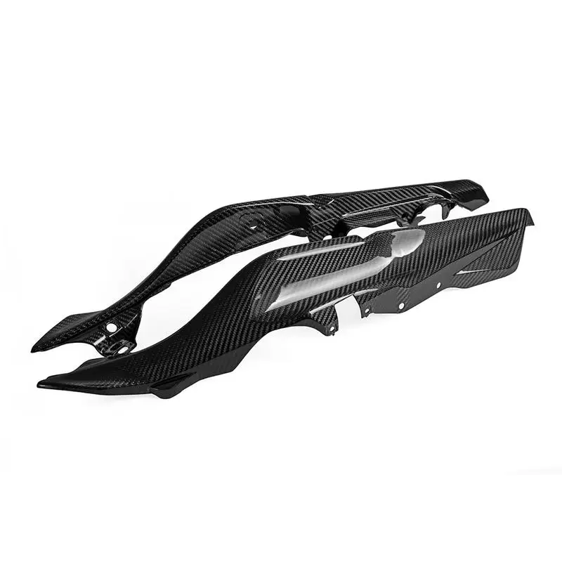 100% Real Carbon Fiber Rear Tail Side Seat Frame Cover Fairing Cowl For Yamaha MT07 2018 2019