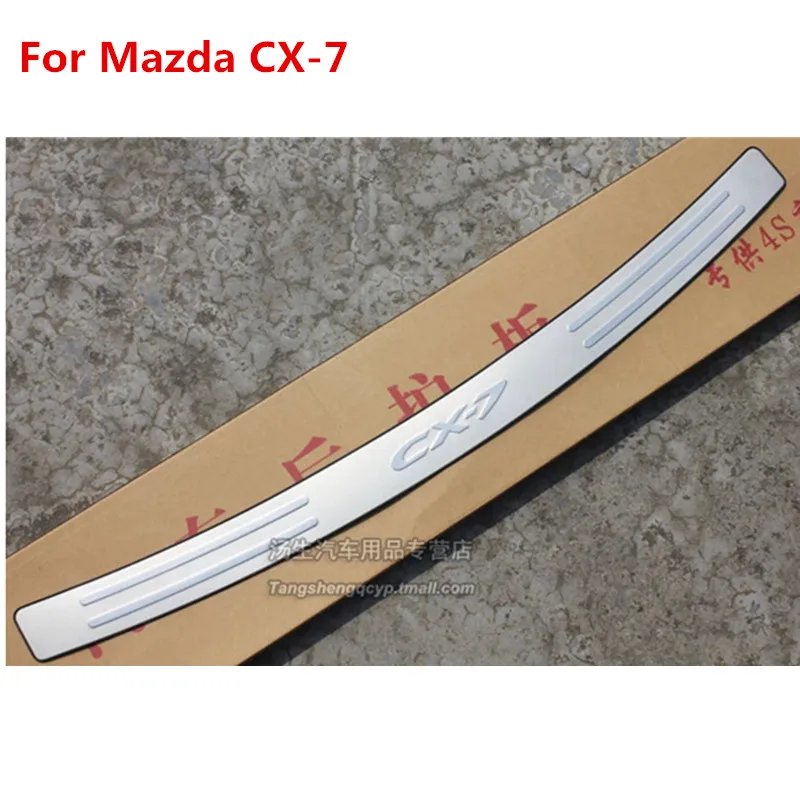 

For Mazda CX-7 CX7 2008 2009 2010 2011 2012 2013 2014 2015 High quality stainless steel Rear bumper Protector Sill Car-styling