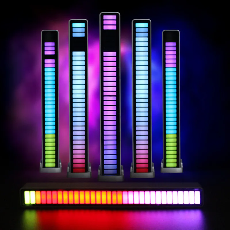 Автомобильная светодиодная лента с управлением окружающим звуком светильник KIA