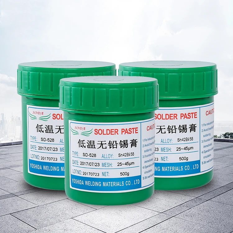 Высокое качество свежий товар низкотемпературная SMT Бессвинцовая паяльная паста