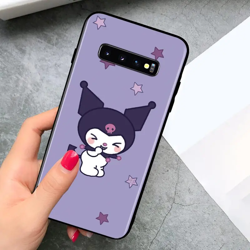 

Cute Cartoon Kuromi for Samsung Galaxy S21 Note 20 S20 FE Lite Ultra 10 9 8 Pro S10E S10 5G S9 S8 S7 S6 Plus Phone Case