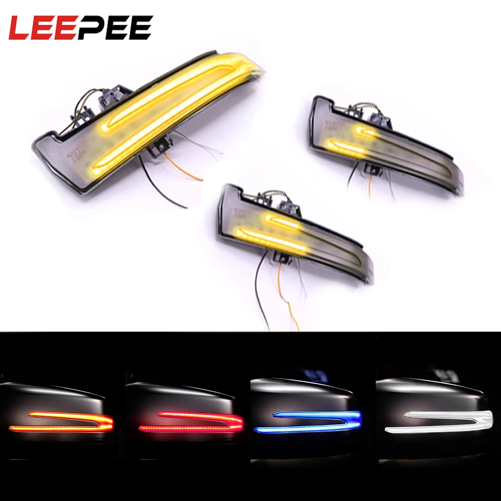 Пара зеркало заднего вида сигнала поворота светильник для Mercedes Benz W221 W212 W204 W176 W246