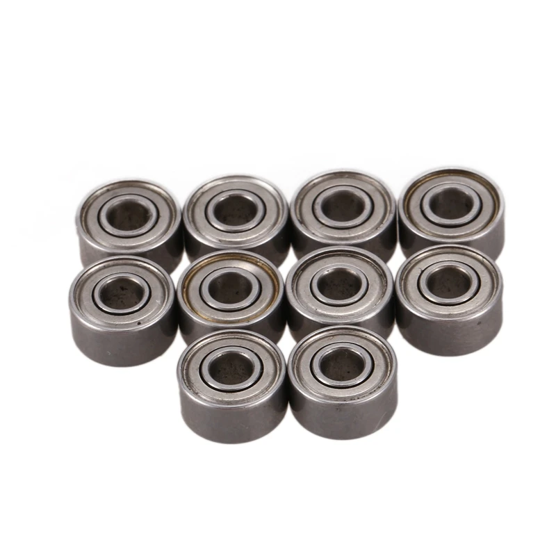 

3x8x4 mm Miniature Steel Bearing 693ZZSkateboard Deep Groove Ball Bearings Pack of 10