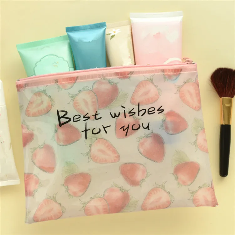 Модная прозрачная косметичка с фламинго дорожный Органайзер на молнии для
