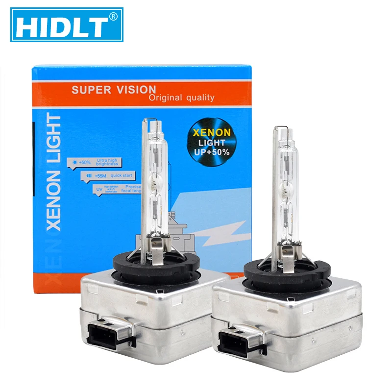 HIDLT OEM 55W D1S D3S ксеноновая лампа для автомобильных фар переменного тока 12V 35W 4300K 5000K