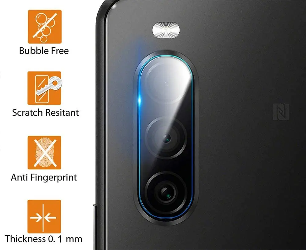 

Protective Lens Glass For sony Xperia 1 5 10 iii Camera Protector Scratch Resistant Film for Xpreria 10 plus Back Glass