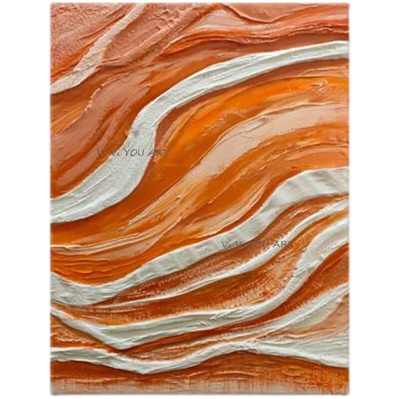 

100% Fashion Art Hand Abstract Oil Painting Porch Living Room Decoration Modern Simple European American Light Luxury Painting