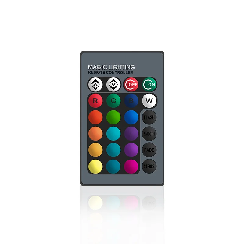Remote Controller 10 Вт 15 Вт Led 16 цветов Изменение RGB цвет лампа светильник E14 E27 лампа домашний декоративный прожектор с пультом дистанционного управления - Испускаемый цвет: Remote Controller