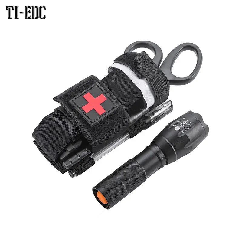 Тактические магнитные и травматические медицинские ножницы Сумка с жгутом