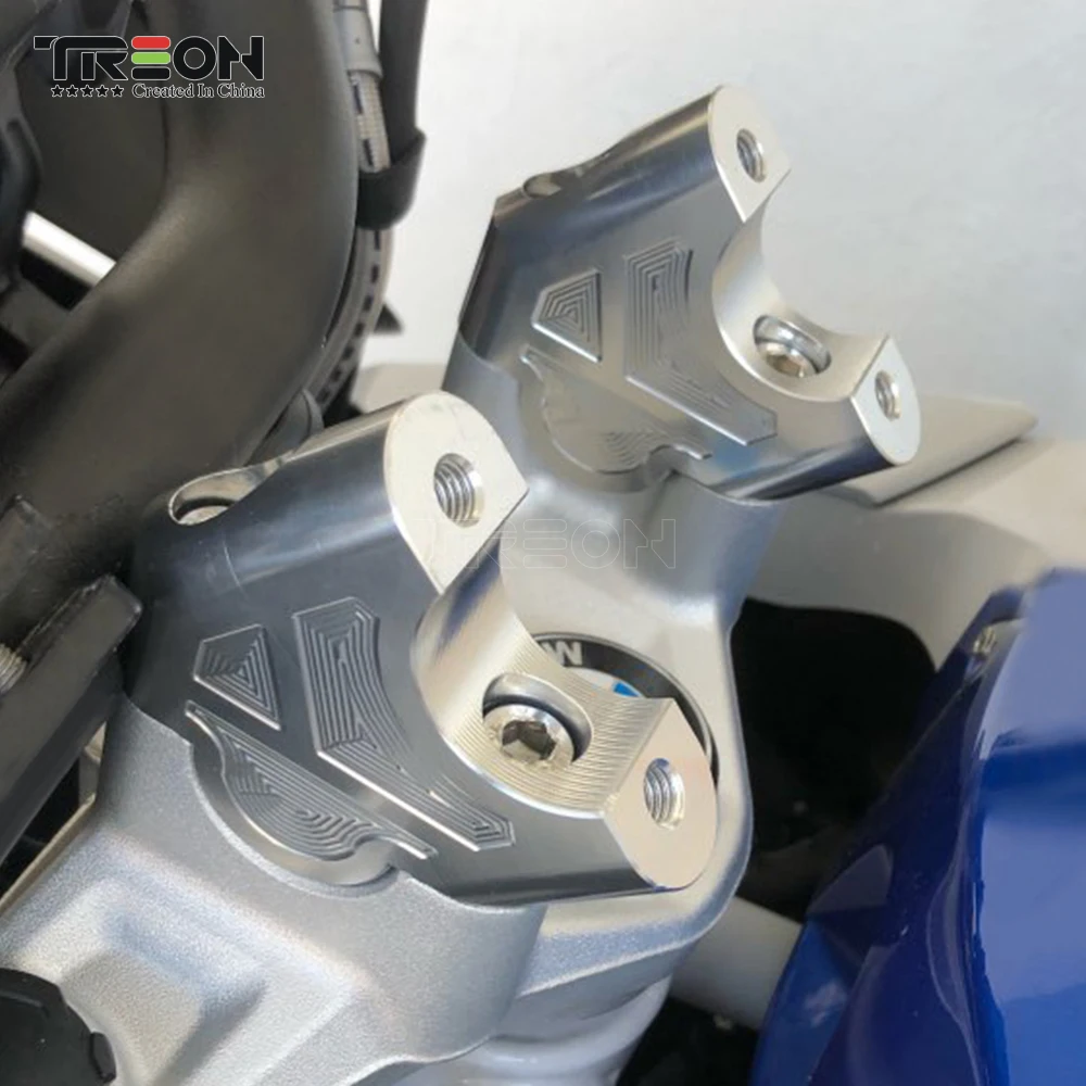 

TREON Motorcycle Handlebar Riser 32MM Drag Handle Bar Clamp Extend Adapter For BMW R 1200 GS LC R1200GS Adventure ADV R1250GS