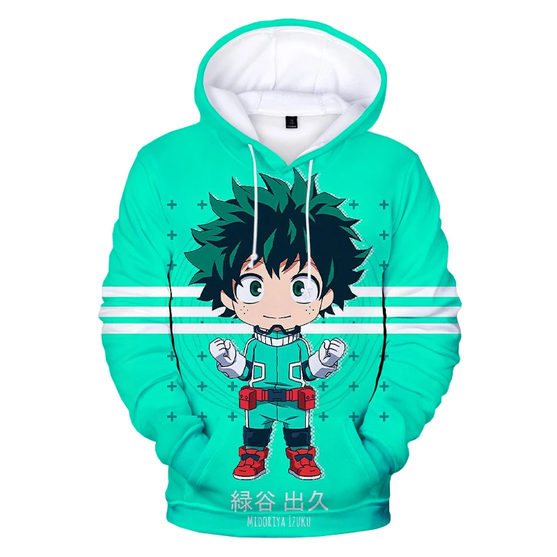 

My Hero Academia 3D Printing Hoodie Sweatshirt Deku Harajuku Streetwear Anime Hoodie Men Women Fashion Casual Cartoon Pullover