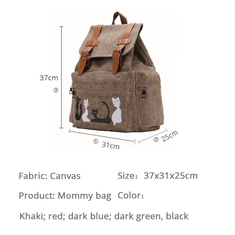 Модная сумка для мам и брендовая Большая вместительная детей дорожный рюкзак