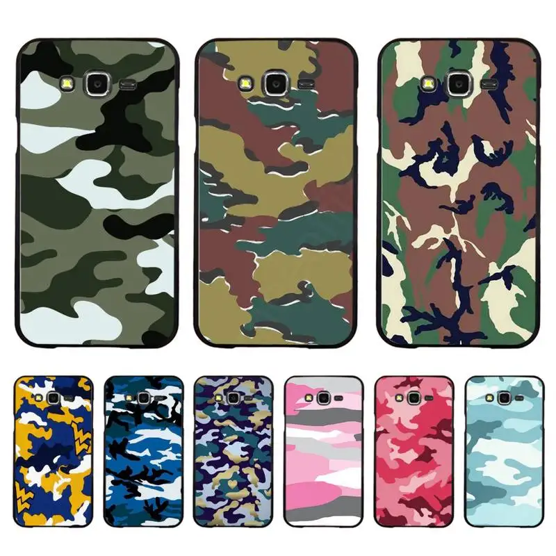 

The camouflage pattern Phone Case For Samsung Galaxy J4plus J6 J5 J72016 J7prime cover for J7Core J6plus Back Coque