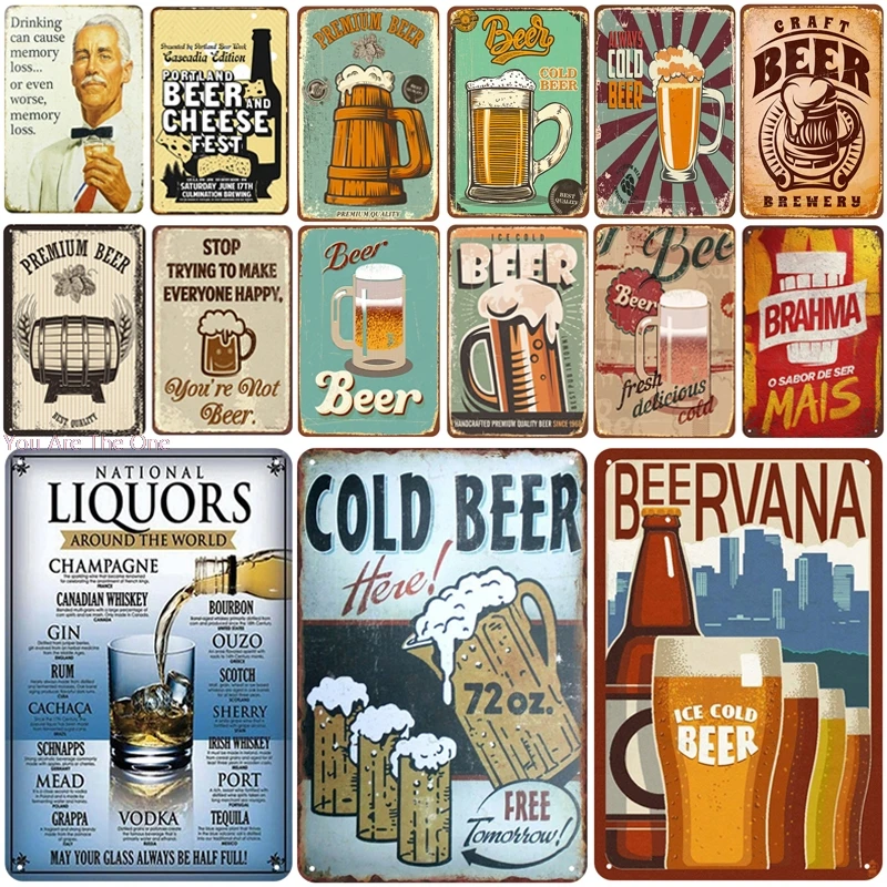 Ледяной пивной налет металлические винтажные жестяные знаки булавка потертый