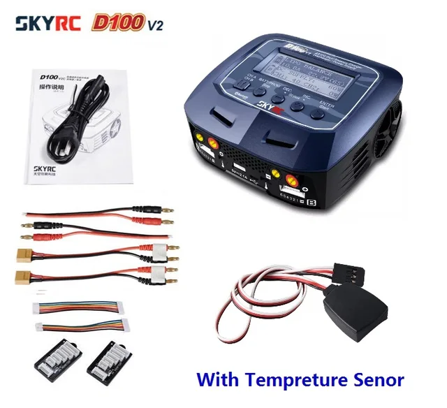 SkyRC D100 V2 + temperature sensor