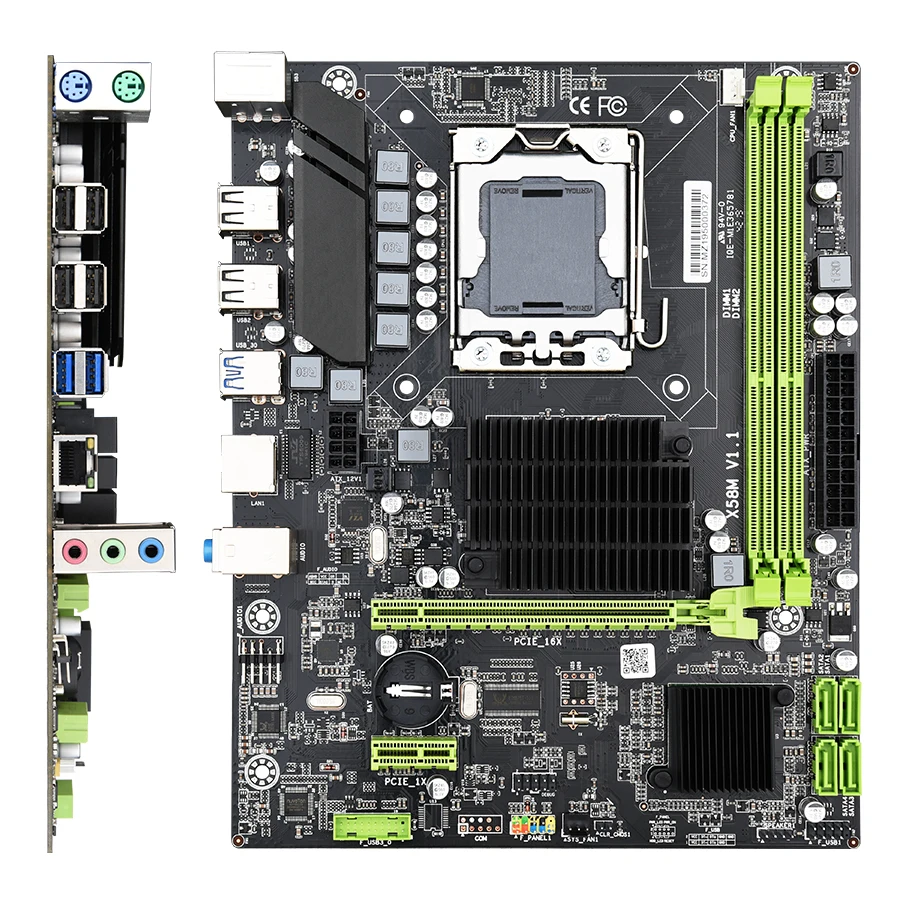 Kllisre X58 LGA 1366 материнская плата поддерживает серверную память REG ECC и процессор xeon