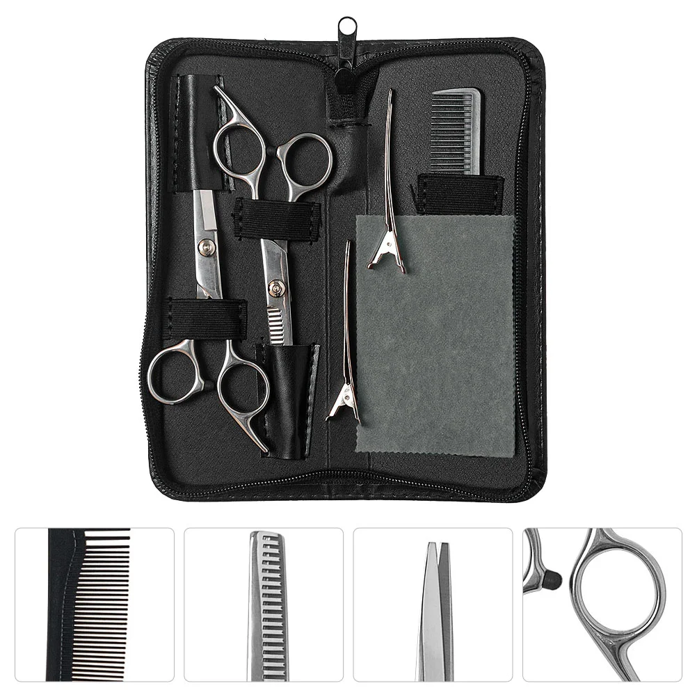 

7pcs/set Hair Cutting Tool Kits Hairdressing Haircut Scissors Blending Scissors