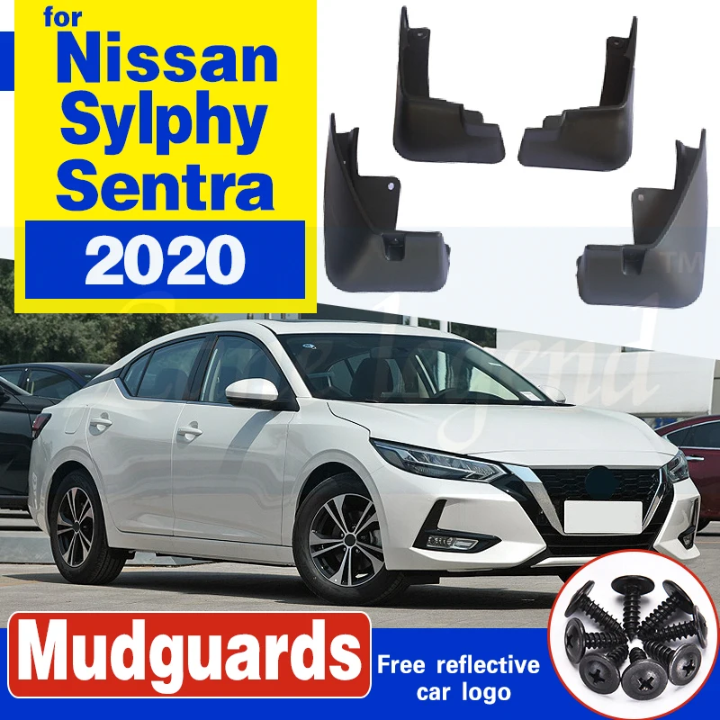 

For Nissan Sylphy Sentra 2020 Mudflaps Splash Guards Car Front rear wheel Mud Flap Mudguards Fender Modified special Accessories