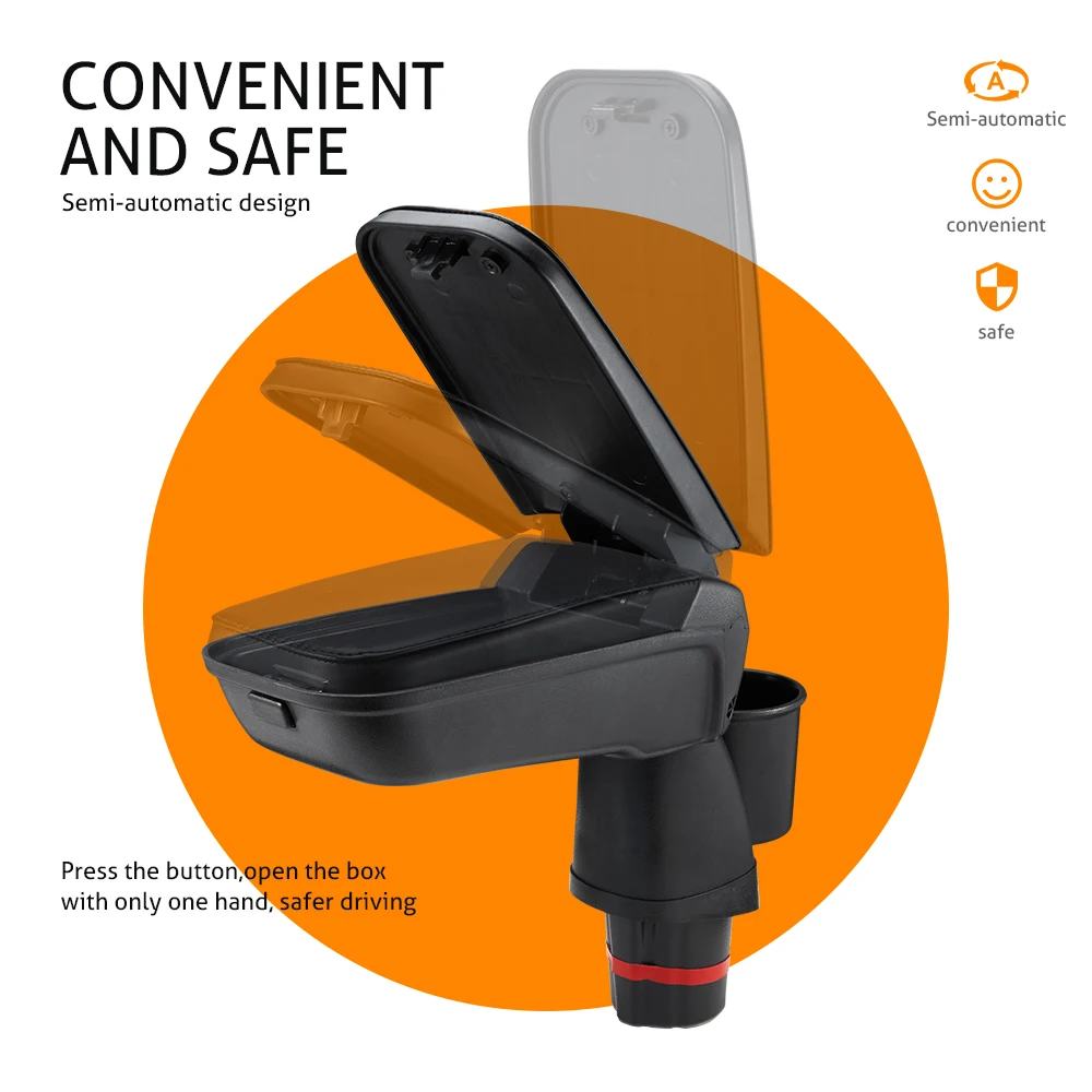 Кожаный подлокотник коробка для Mercedes смарт 453 Fortwo Forfour- автомобильные аксессуары для интерьера с подстаканником шкафчик