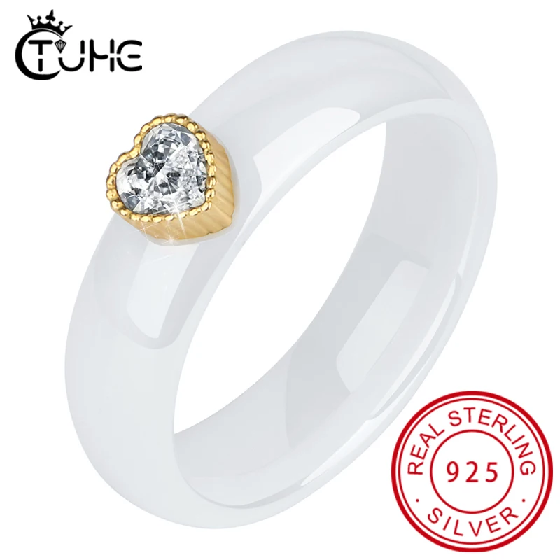 Женские маленькие золотые кольца в форме сердца 6 мм не выцветают здоровые