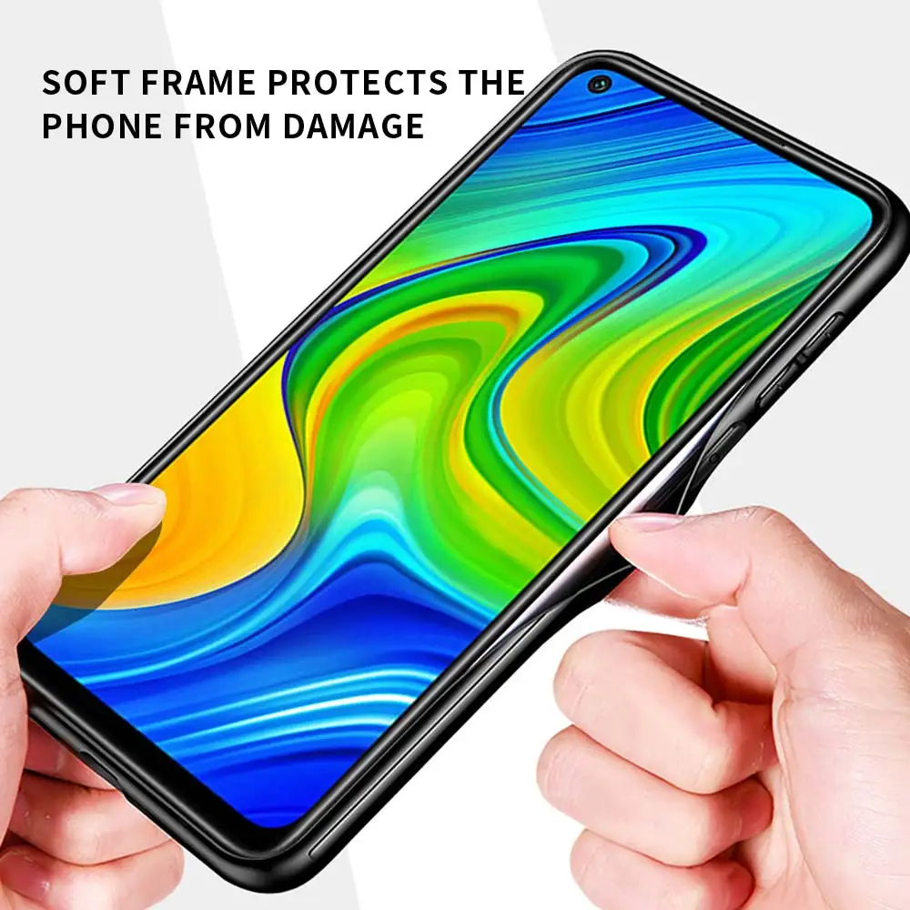 Тонкий чехол для телефона Redmi Note 9 9S 9A 9C 8T 8 7S 7 6 Pro 8A 7A 6A K20 противоударный с рисунком
