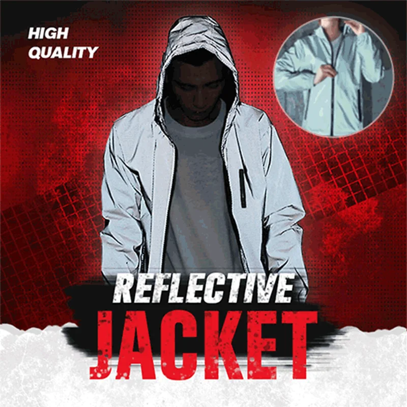 

Waterproof Warm Reflective Jacket High Visibility Safety Jacket Lightweight Windproof Jacket For Women Men XR-Hot