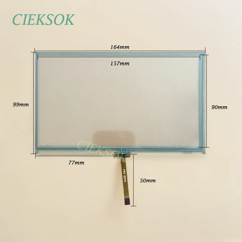 GPS 7-дюймовый сенсорный экран ZCR-921B 164x99 мм 164*99 4-проводная сенсорная панель для