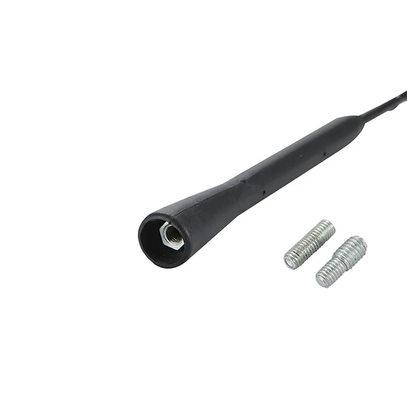 9/11/16 дюймов Универсальный Автомобильный противошумная гибкий мачта на крышу кнут стерео радио FM/АМ сигнала антенна с помощью двух винтов
