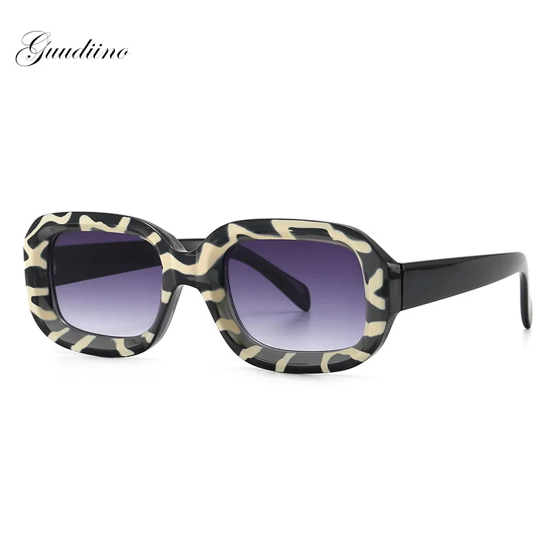 Женские солнцезащитные очки с принтом зебры трендовые модные зеркальные