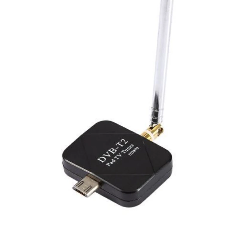 Цифровой ТВ-ресивер с Micro USB тюнер для телефонов Android или Pad OTG DVB T2 DVB-T PAD HD