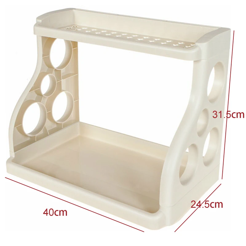 2-уровневая полка для микроволновой печи органайзер кухонная