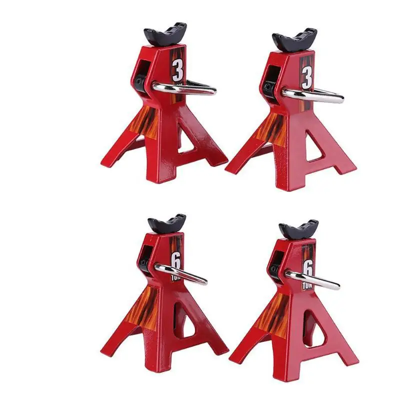Kuulee 1/10 RC Cars Metal Jack Stands Repairing Tool Crawler Climbing Car Repair Tools Diecasts Vehicles Model Parts Accessery | Игрушки и