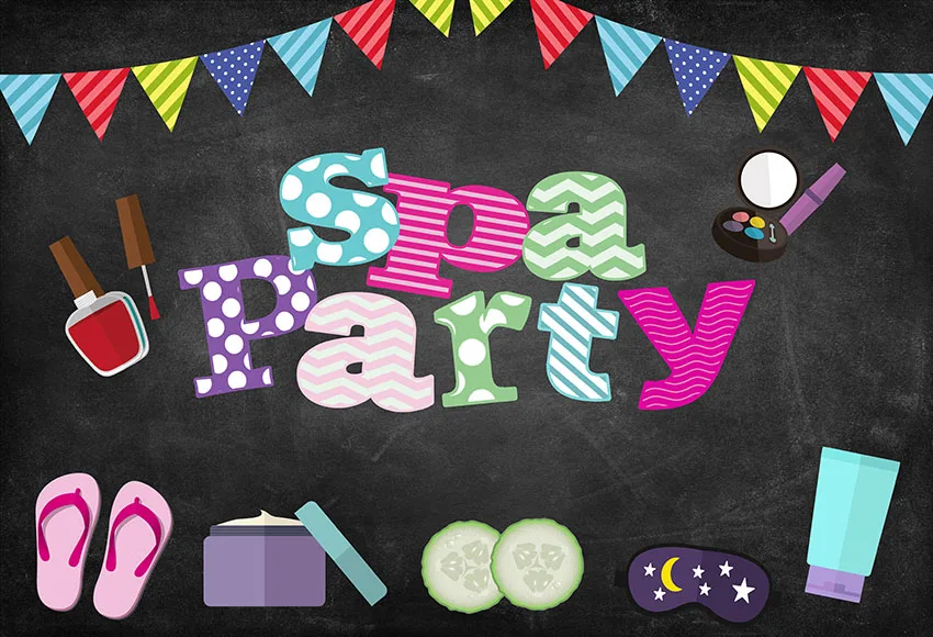 Mehofond Photography Background Princess Women Make Up Spa Day Party Happy Birthday Girls Decor Backdrop Photo Studio | Электроника