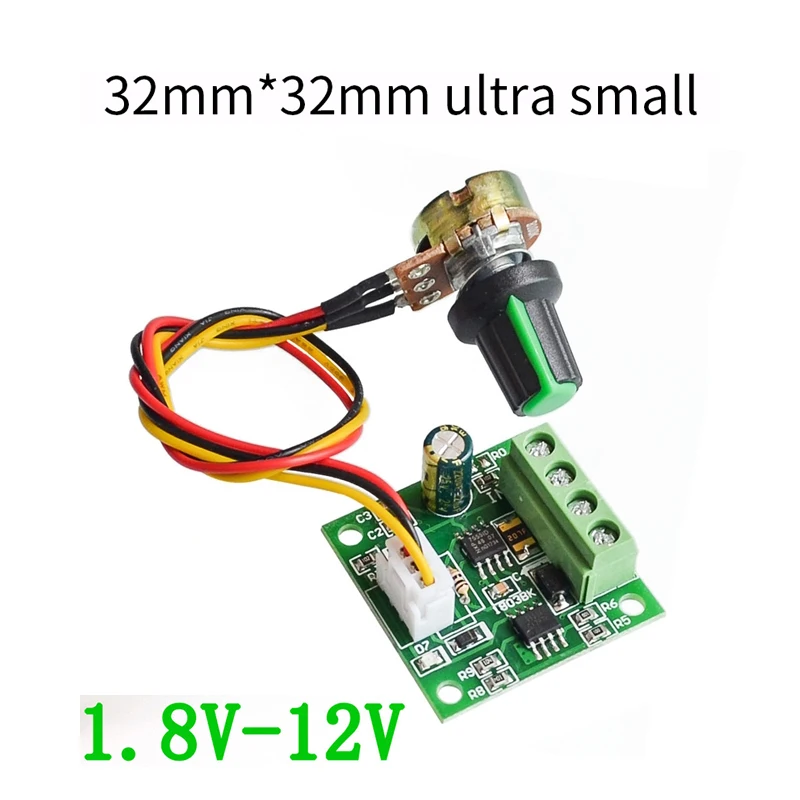 1803BW PWM регулятор двигателя пост. Тока board 1 8 V 3V 5V 6V 12V 2A Модуль управления скоростью|